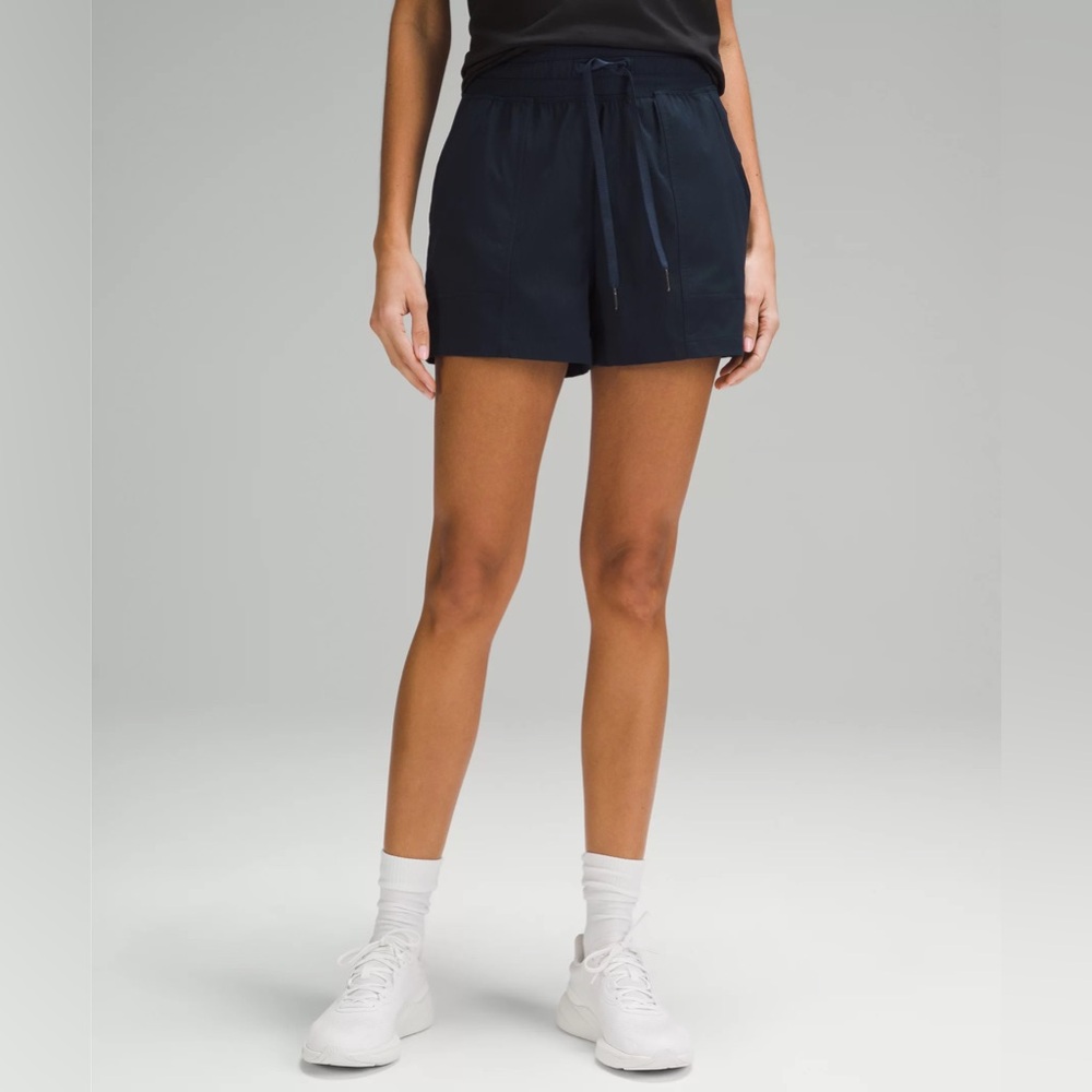 Lululemon Dance Studio Navy Shorts 3” size 4